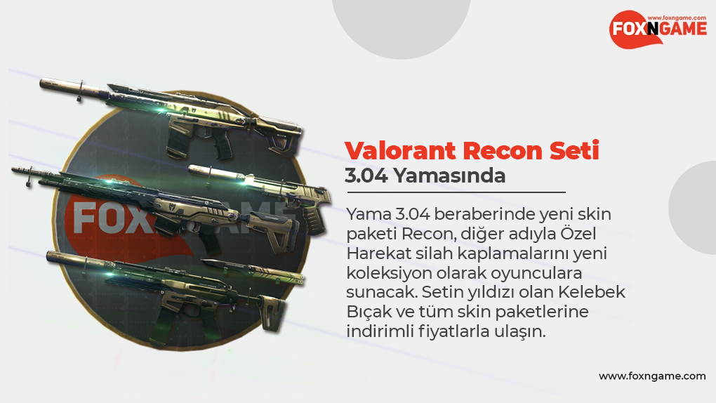 Valorant Recon Weapon Skins are in Patch 3.04!