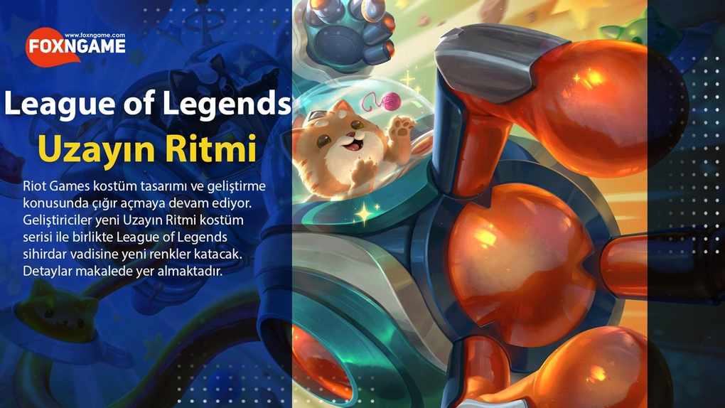 League of Legends Rhythm of Space Skin Series