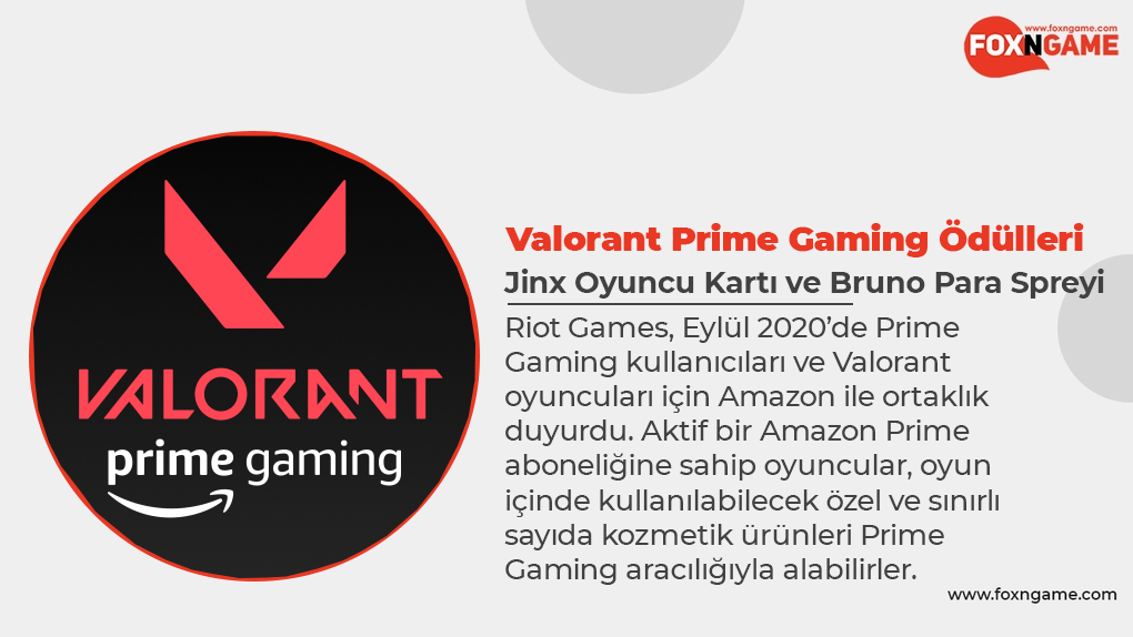 Valorant Prime Gaming Ödülleri: Bruno Para Spreyi Nasıl Alınır?