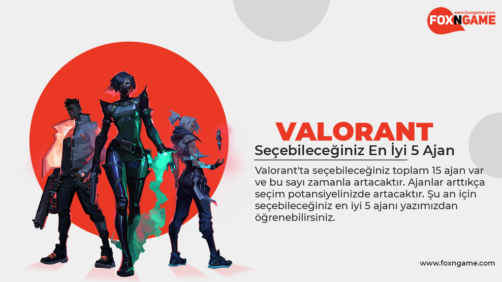 5 Agents to Choose for Valorant