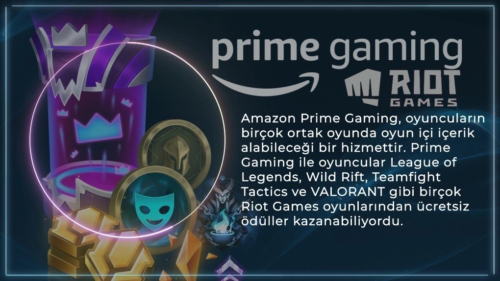 League of Legends and Teamfight Tactics Twitch Prime loot