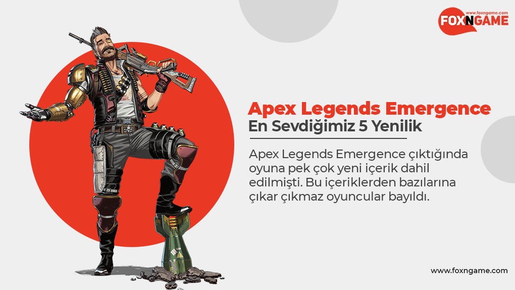 ابتكاراتنا الخمسة المفضلة في Apex Legends Emergence