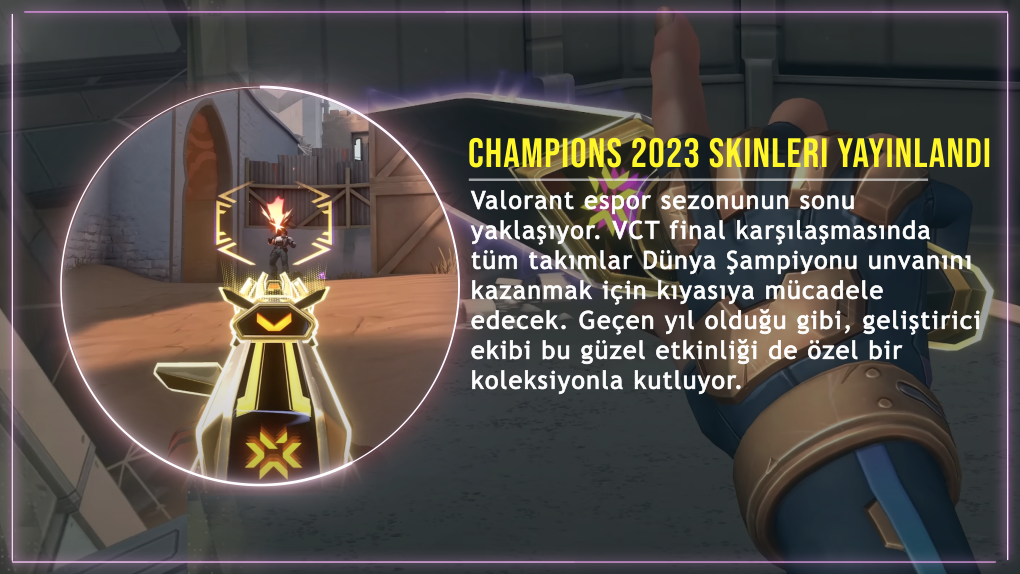 Valorant's New Skin Pack Champions 2023 Released