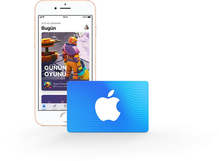 50 TL Tutarında App Store & iTunes Hediye Kartı