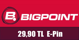 Bigpoint 29.90 TL lik Kupon