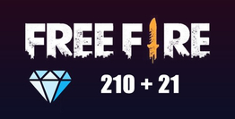 Free Fire 210 + 21 Diamond