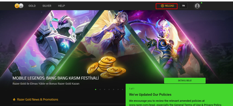 Razer Gold TL Pin Razer Gold TL Pin