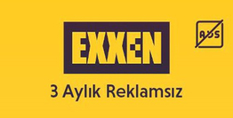 Exxen 3 Ay Üyelik (Reklamsız)