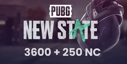 Pubg New State 3600 + 250 NC