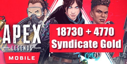 Apex Legends Mobile 18730 + 4770 Syndicate Gold