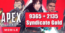 Apex Legends Mobile 9365 + 2135 Syndicate Gold