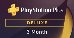 Playstation Plus Deluxe 3 Month Membership
