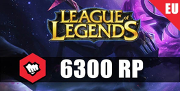 League Of Legends Eu West 6300 RP