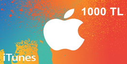 Apple Store iTunes Hediye Kartı 1000 TL