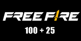 100 + 25 Free Fire Elmas
