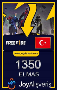 Free Fire 1350 Elmas - TR
