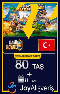 Clash Royale Avuç Dolusu Taş (80 + 8)