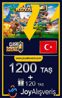 Clash Royale Taş Kovası (1200 + 120)
