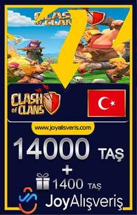 Clash of Clans Taş Sandığı (14000 + 1400)