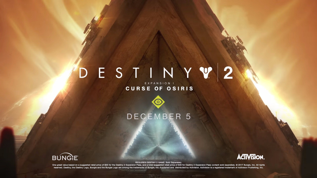 أيام إصدار لعبة Destiny 2 Curse Of Osiris DLC أيام إصدار لعبة Destiny 2 Curse Of Osiris DLC