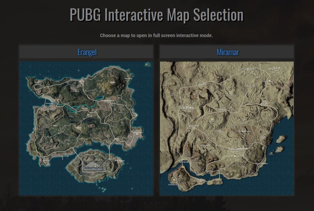 PUBG map selection is finally coming to PC platform PUBG map selection is finally coming to PC platform