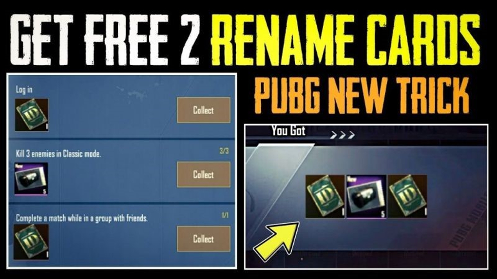 How to get "Name Change" card in PUBG Mobile 2020 How to get "Name Change" card in PUBG Mobile 2020