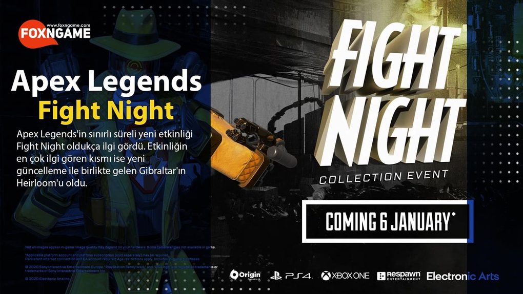 Apex Legends Fight Night Kısa Süreli Etkinlik