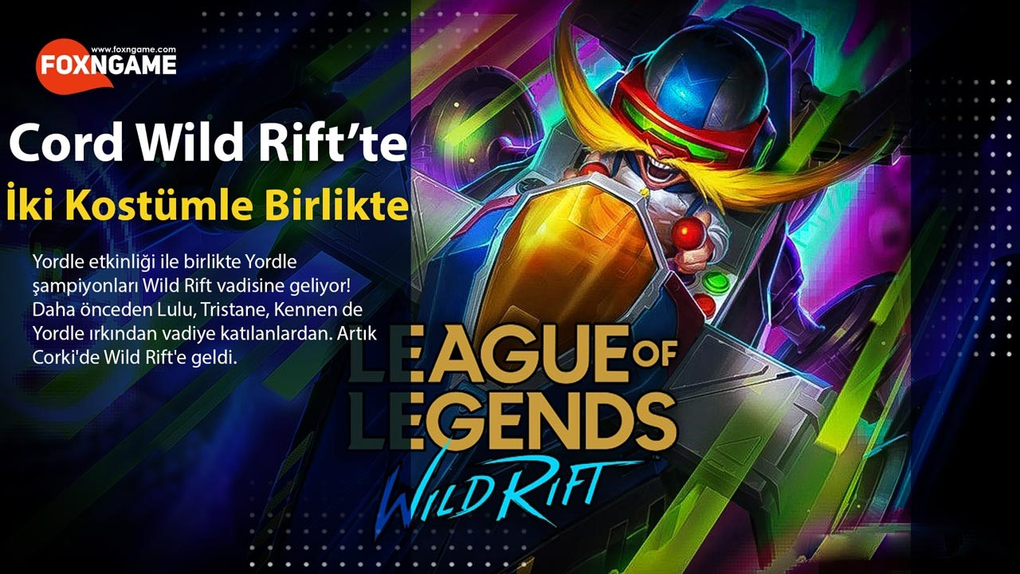 Corki Arrives in Wild Rift with Two New Skins