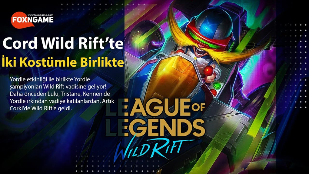 Corki يصل في Wild Rift بجلدين جديدين