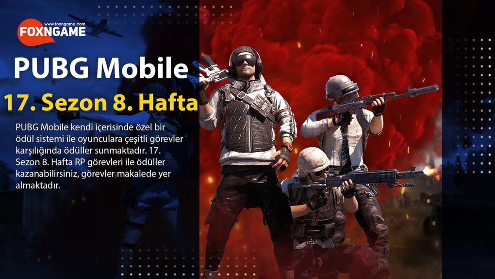 PUBG Mobile Season 17 Week 8 RP Missions PUBG Mobile Season 17 Week 8 RP Missions