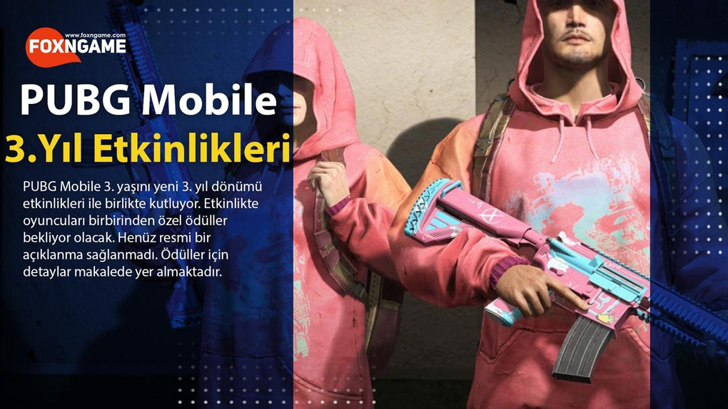 PUBG Mobile 3. Yıl Etkinlikleri ve Ödüller PUBG Mobile 3. Yıl Etkinlikleri ve Ödüller