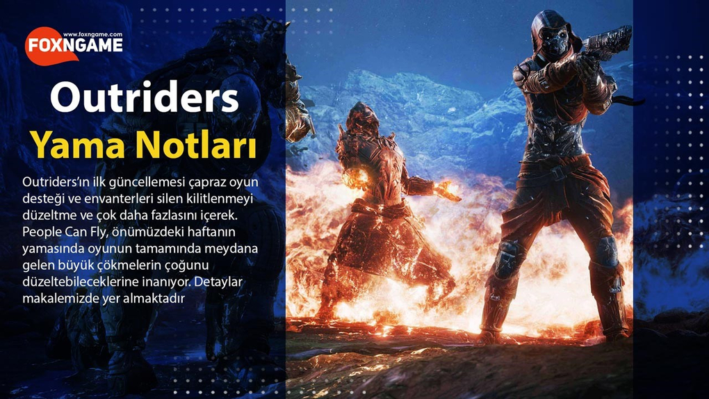 Outriders Yama Notları Outriders Yama Notları