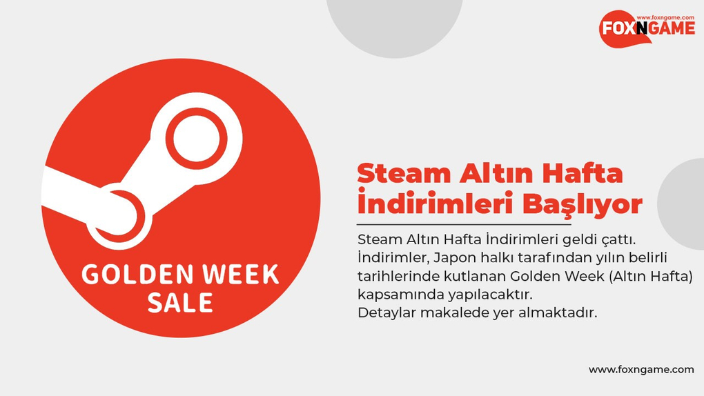 Steam Golden Week Sale Starts 2021