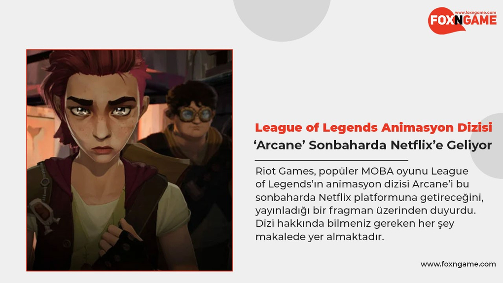 سلسلة الرسوم المتحركة "Arcane" من League of Legends ستعرض على Netflix في الخريف