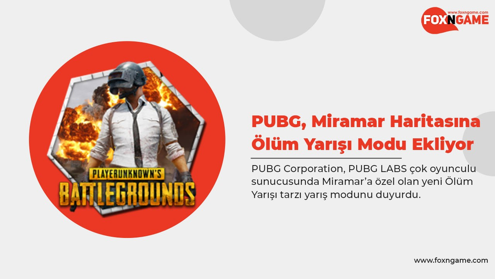 تضيف PUBG وضع سباق الموت إلى خريطة Miramar