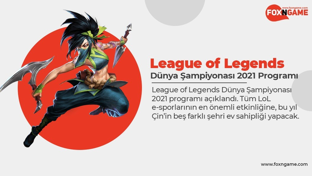 League of Legends Dünya Şampiyonası 2021 Programı