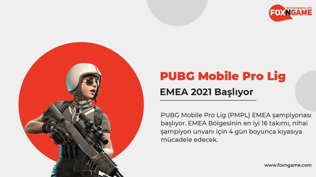 بدء PUBG Mobile Pro League EMEA 2021