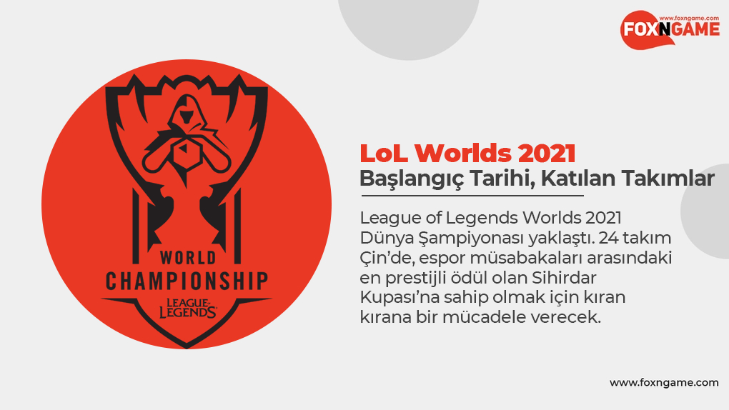 LoL Worlds 2021: تاريخ البدء ، الفرق المشاركة