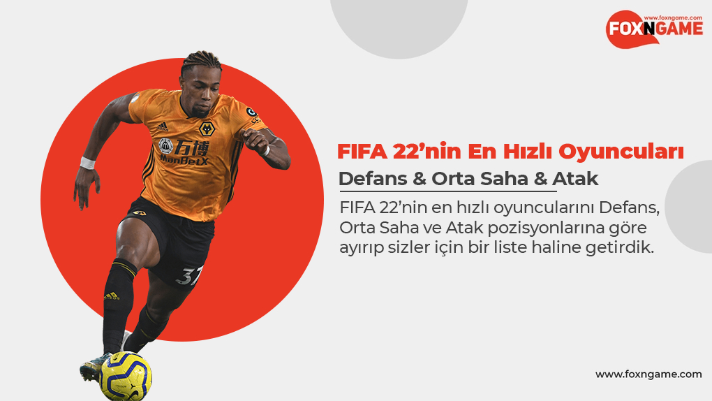 FIFA 22 En Hızlı Oyuncuları: Defans & Orta Saha & Atak