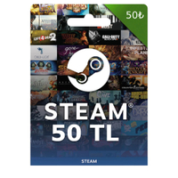 Steam Cüzdan Kodu 50 TL