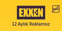 Exxen 12 Aylık Üyelik (Reklamsız)