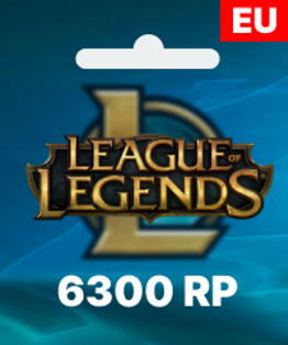 League Of Legends Eu West 6300 RP League Of Legends Eu West 6300 RP