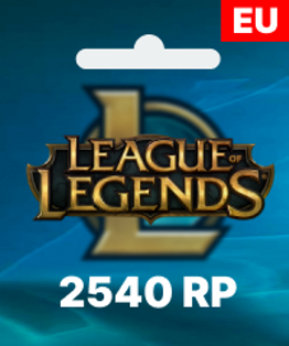 League Of Legends Eu West 2540 RP League Of Legends Eu West 2540 RP