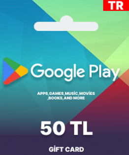 Google Play Hediye Kodu 50TL Google Play Hediye Kodu 50TL