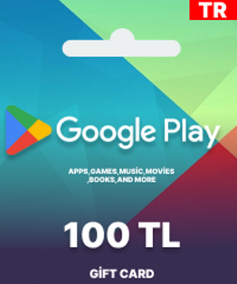 Google Play Hediye Kodu 100TL Google Play Hediye Kodu 100TL