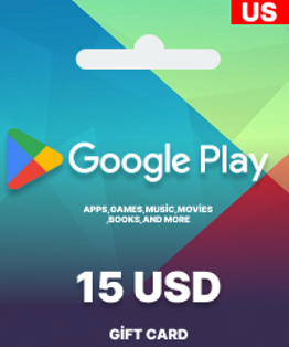 Google Play Gift Card 15 Usd Google Play Gift Card 15 Usd