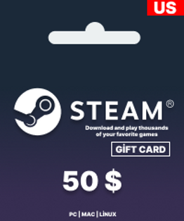 50 USD Steam Wallet Card 50 USD Steam Wallet Card