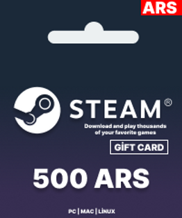 Steam Wallet Code 500 ARS - Argentina Peso Steam Wallet Code 500 ARS - Argentina Peso