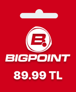 Bigpoint 89.99 TL lik Kupon Bigpoint 89.99 TL lik Kupon