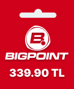 Bigpoint 339.90 TL lik Kupon Bigpoint 339.90 TL lik Kupon